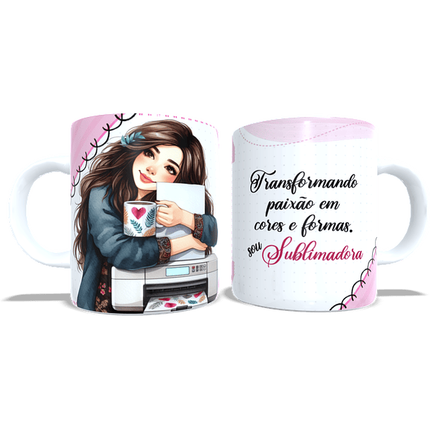 4 Artes para Caneca Sublimadora Arquivo em Jpg 1