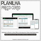 Arquivo Planilha Preço Certo para Precificação em Excel 1