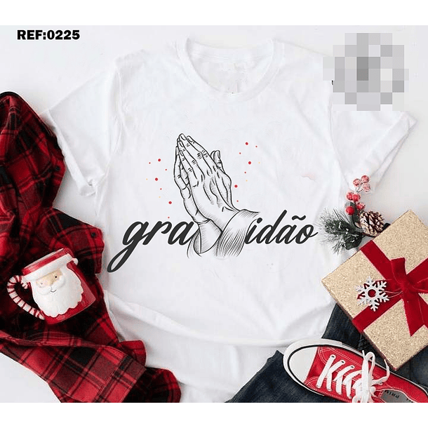 10 Artes para Camisa Gratidão Arquivo Editável  5