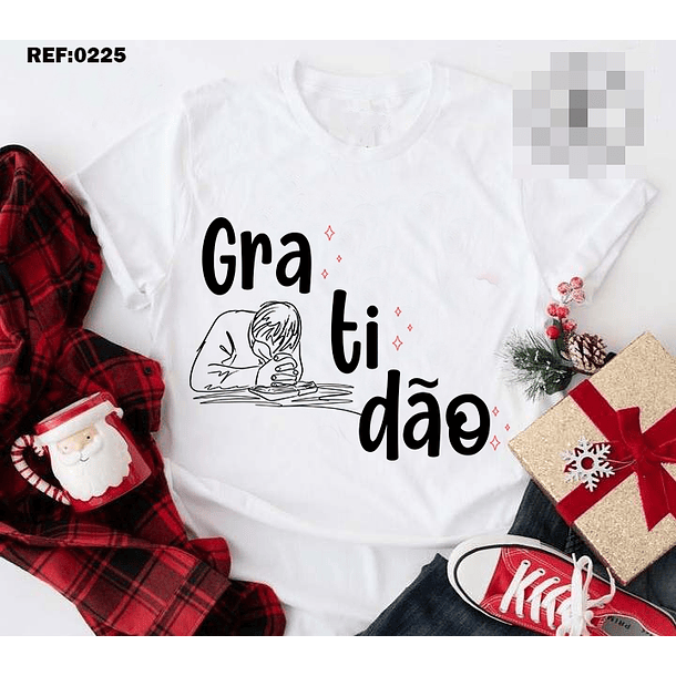 10 Artes para Camisa Gratidão Arquivo Editável  7