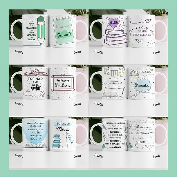 20 Artes Caneca Dia dos Professores em Linhas Jpg 6