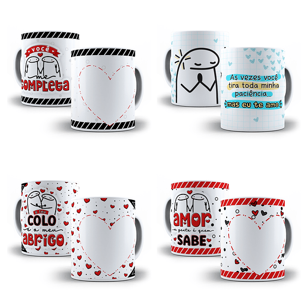 13 Artes Caneca Flork Dia dos Namorados Arquivos Png 3