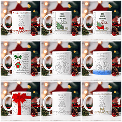 30 Artes para Caneca Natal em Linhas Arquivo em Jpg