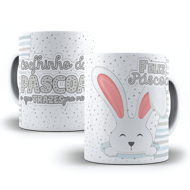 Arte Caneca Coelhinho da Páscoa O Que Trazes Para Mim Arquivo Png