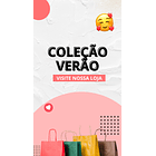 Pack Canva Loja de Roupas Templates Editável 30 Artes Storie + Bônus 6