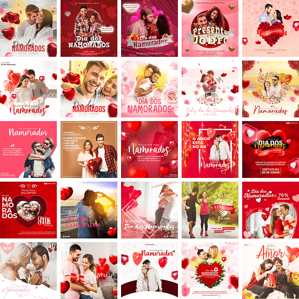 100 Artes Mídias Sociais Templates Editáveis Photoshop + Png 3