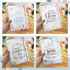 Kit Digital Frases Jardim Fé Religião Arquivos em Png