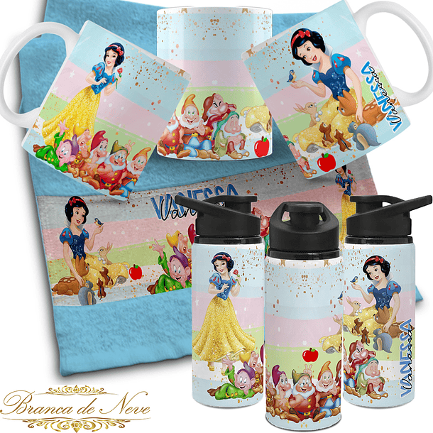 27 Artes Para Personalização Caneca, Toalhinha e Garrafinha Escolares Personagens 2024 Arquivo em Editável  9