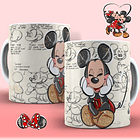 10 Artes para Caneca Mickey Personagens em Corel Draw  3