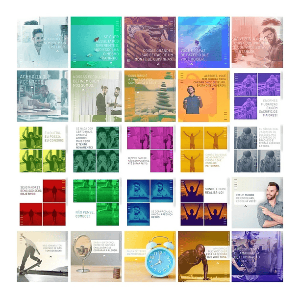 130 Artes para Coach Mídias Sociais Editáveis Photoshop + Png 3