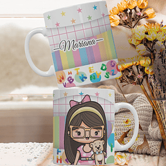 10 Artes para Caneca Volta as Aulas Arquivo Editavél 