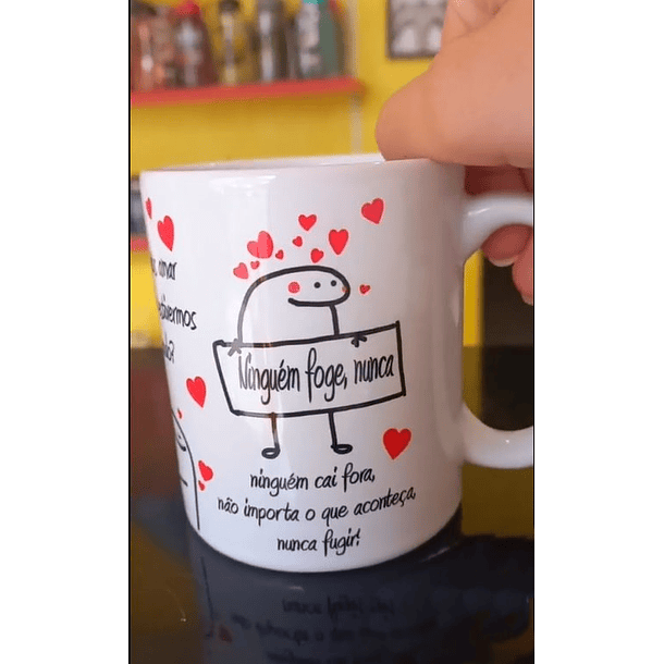 Artes para Caneca Frase A Gente Vai Prometer Um para o Outro em Png 3