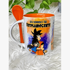 Arte para Caneca Sorriso é tão Resplandecente em Jpg