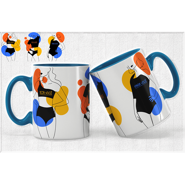 14 Artes para Caneca Empoderamento Feminino Arquivos Editável 2