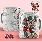 10 Artes para Caneca Mickey Personagens em Corel Draw  7