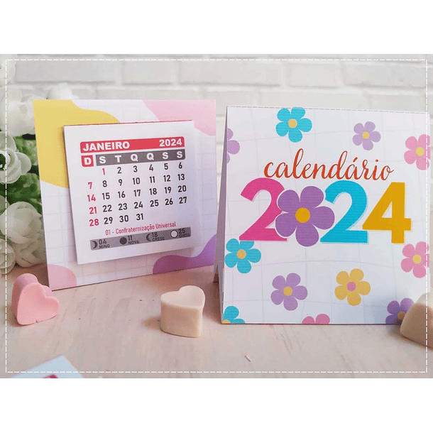 Arquivo Calendário de Mesa e Geladeira 2024 em Pdf 8