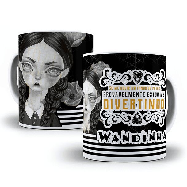 24 Artes Caneca Wandinha Jenna Ortega em Jpg  3