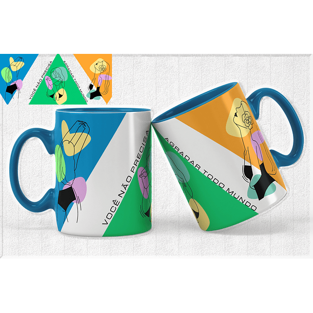 14 Artes para Caneca Empoderamento Feminino Arquivos Editável 8