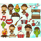 Kit Digital Lettering Frases Nordestino Nordeste Arquivos sem fundo Png 2