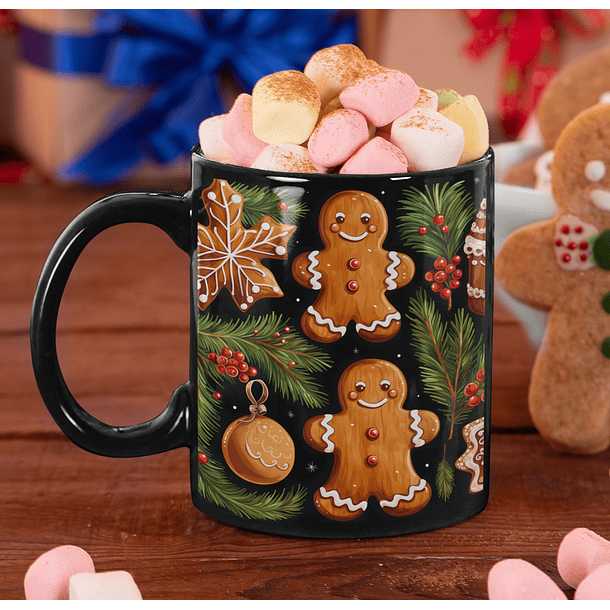 5 Artes para Caneca Biscoito Natalino Arquivo em Jpg  4