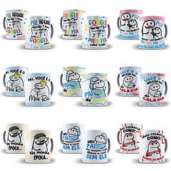  25 Artes Caneca Flork Dia dos Pais Arquivos Pdf Editável + Jpg 