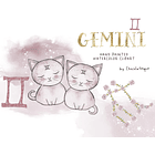 Kit Digital Signos Aquarela Arquivos em Png  6