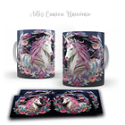 16 Artes para Caneca Unicornio 3d Arquivos em Jpg  5