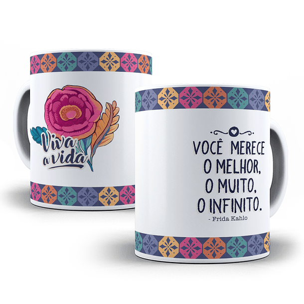 7 Artes para Caneca Frida Kalo Arquivo em Jpg  7