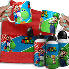 74 Artes para Canecas, Toalhinhas e Squeeze Personalização Escolares Personagens 2024 Arquivo em Pdf  6