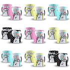 112 Artes Caneca Flork Familia Em Corel Draw + Jpg  3