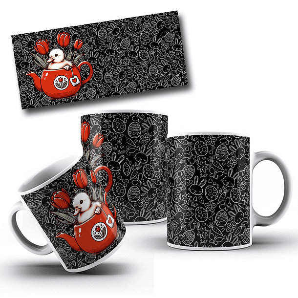 21 Arte para Caneca Páscoa Arquivo em Jpg 14