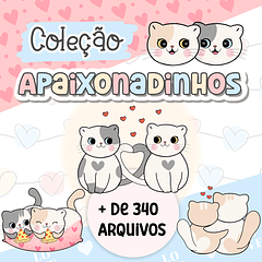 Kit Digital Dia dos Namorados Apaixonadinhos em Png