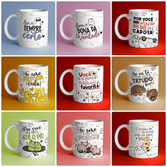 30 Artes para Caneca Flork Dia dos Namorados e Outros Arquivos em Jpg