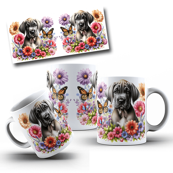 20 Arte para Caneca Animais Pets Arquivo em Jpg 19
