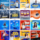 70 Artes Mídias Sociais Provedor de Internet 4.0 Editáveis Photoshop + Png 2