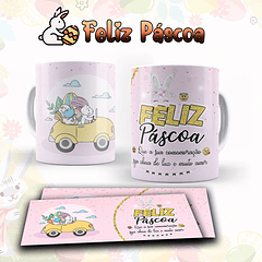 10 Artes para Caneca Páscoa Arquivo Editável 