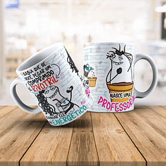 Arte Caneca Sabia Que Se Você Pegar Um Comprimido de Rivotril Banhar Ele no Energetico Nasce um Professor Arquivo Png