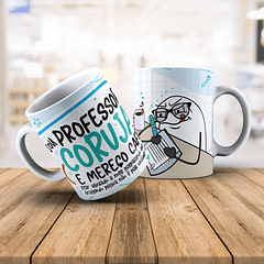 Arte Caneca Sou Uma Professor (a) Coruja E Mereço Café Ficar Acordada a Noite Preparando Aulas... Arquivo Png