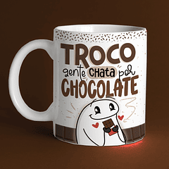 Arte Caneca Troco Gente Chata Por Chocolate Arquivo Png