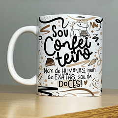 Arte Caneca Sou Confeiteiro  Flork Profissão Arquivo Png