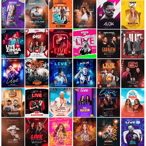 210 Artes Mídias Sociais Editáveis Photoshop 2