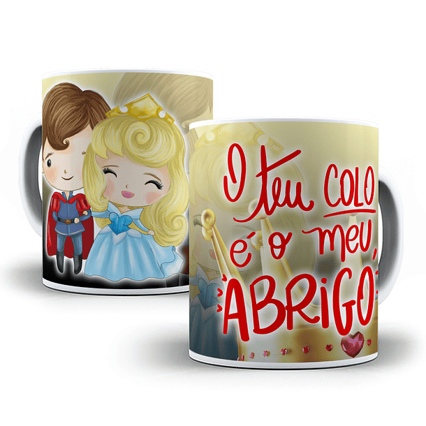 10 Artes para Caneca Princesas Dia dos Namorados em Photoshop 5