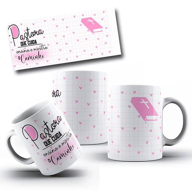 10 Artes para Caneca Pastor e Pastora Igreja Arquivo em Jpg 4