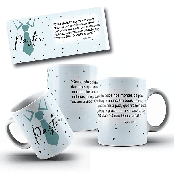 10 Artes para Caneca Pastor e Pastora Igreja Arquivo em Jpg 7