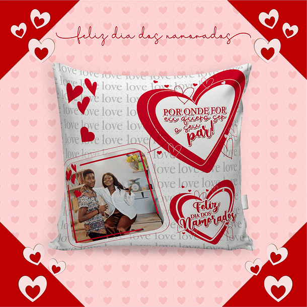 39 Artes Caneca Almofada e Azulejo Dia dos Namorados Editável em CorelDraw  15
