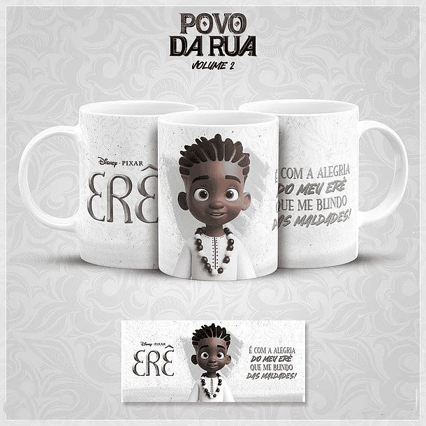 20 Artes para Caneca Povo de Rua Pixar Vol.02 Arquivo em Jpg 4