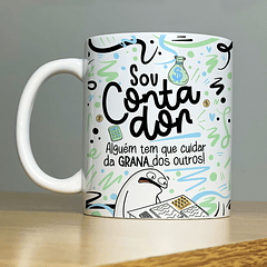 Arte Caneca Sou Contador Flork Profissão Arquivo Png