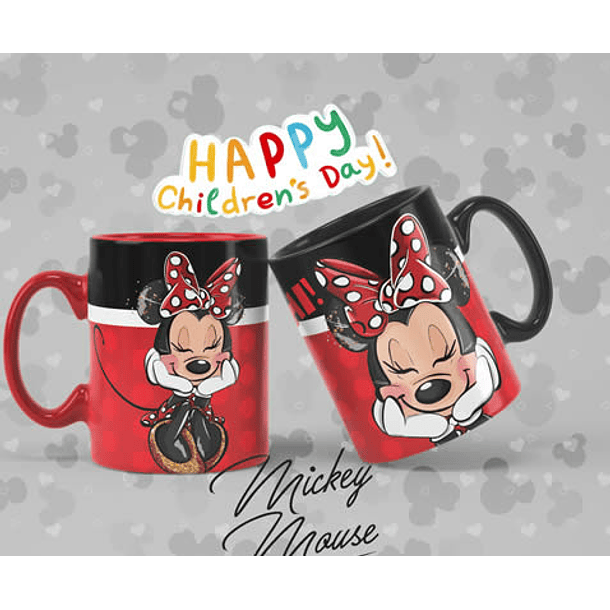 12 Artes para Caneca Disney Mickey Personagens Arquivo em Jpg 2