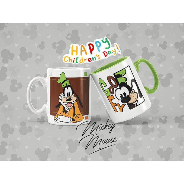 12 Artes para Caneca Disney Mickey Personagens Arquivo em Jpg 11