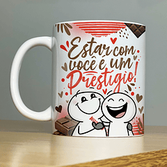 Arte Caneca Estar Com Você É Um Prestígio! Páscoa Arquivo Png